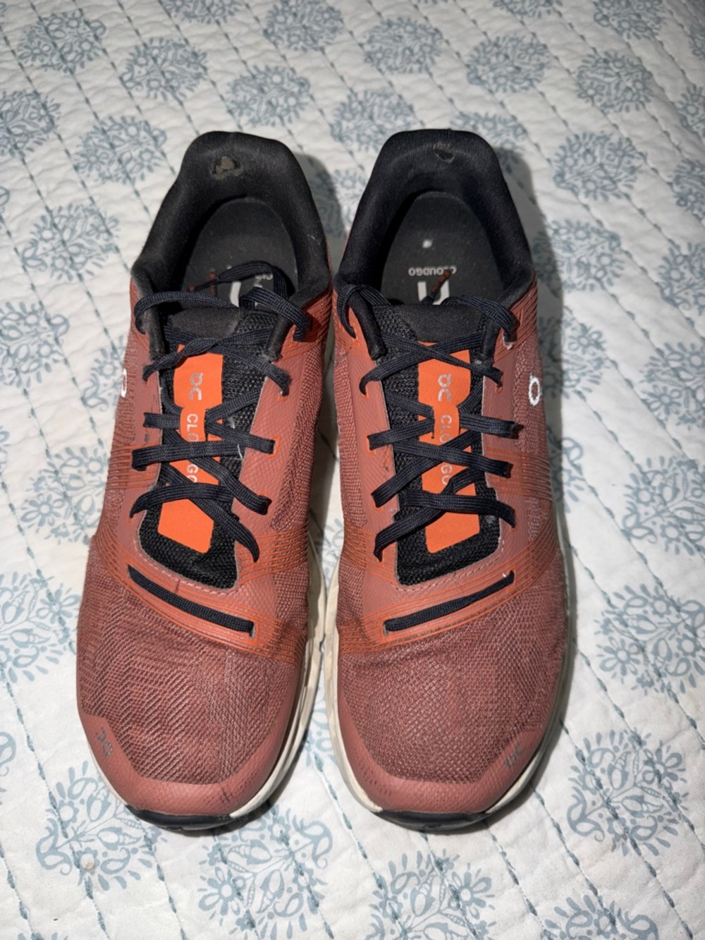 Cloudgo On Cloud Orange Running shoes women’s W10.5 - Picture 2 of 9